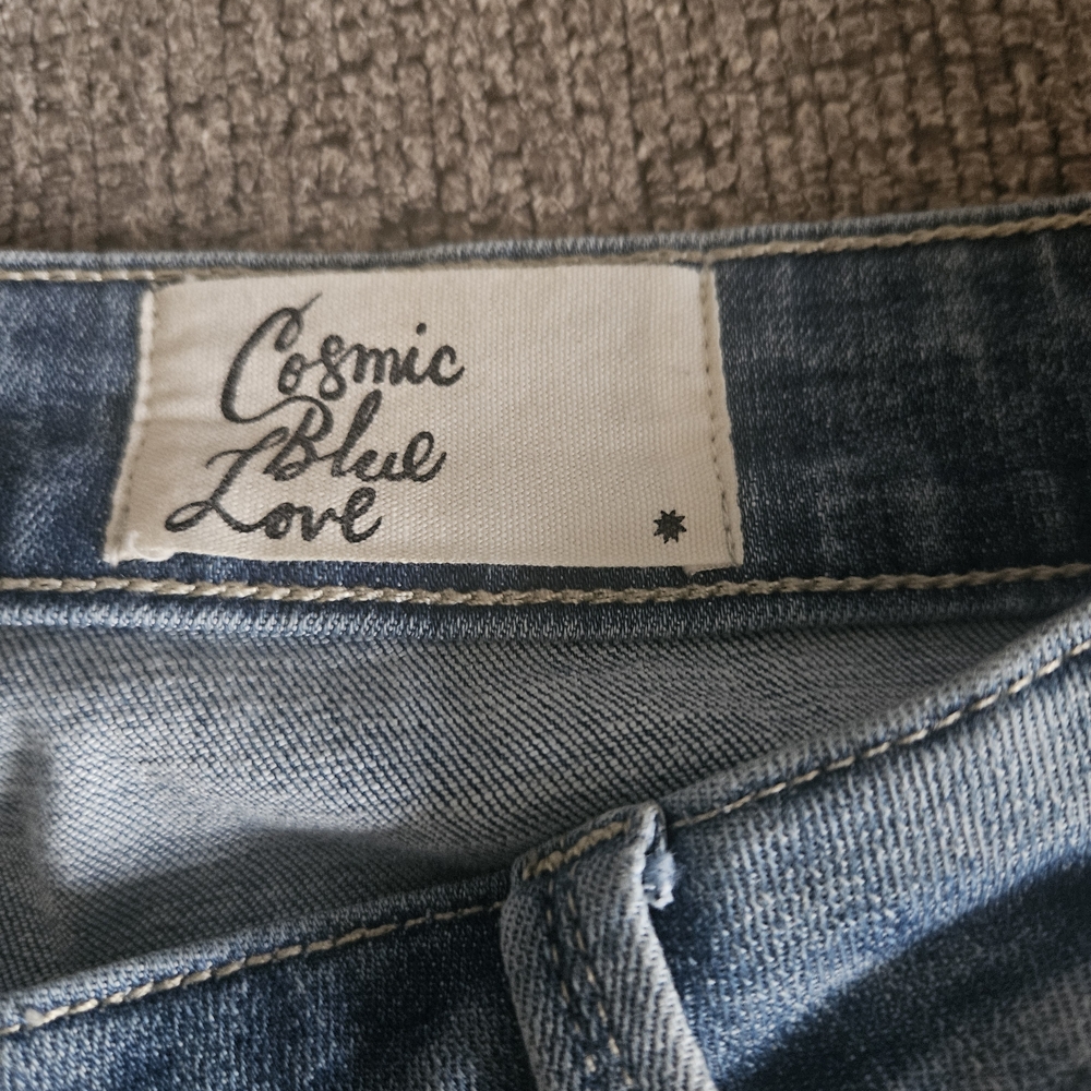 Cosmic Blue Love Women's Blue Jeans
